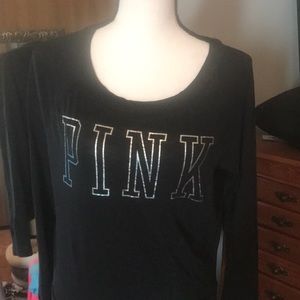 Pink long sleeve tee